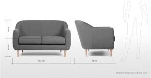 Divani 2 posti ★ scopri la nostra selezione online! Tubby Divano 2 Posti Color Grigio Morbido Made Com 2 Seater Sofa House Furniture Design Small Sofa