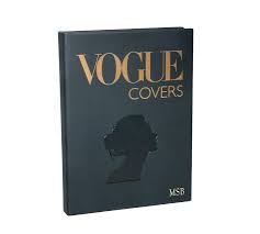 Vogue Covers Leather Book Coffee Table Book Pottery Barn In 2020 Vogue Covers Leather Books Book Pillow