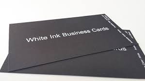 Every design is unique because you make it unique. White Ink Business Card Printing Services Aladdinprint Com