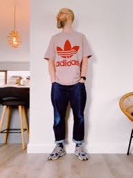 adidas t shirt mens street style casual fashion menswear