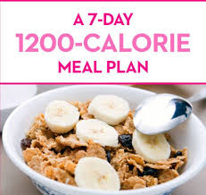 A 7 Day 1 200 Calorie Meal Plan 1200 Calorie Meal Plan 200 Calorie Meals Calorie Meal Plan