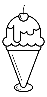 1) if you have javascript enabled you can click the print link in the top half of the page and it will automatically print the coloring page only and ignore the advertising and navigation at the top of the page. Ice Cream Sundae Coloring Page Ultra Coloring Pages
