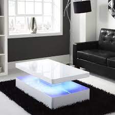 It's visible in plain sight and it's quite. Tiffany White High Gloss Rectangular Coffee Table With Led Lighting Coffee Table Design Modern Coffee Table White White Gloss Coffee Table