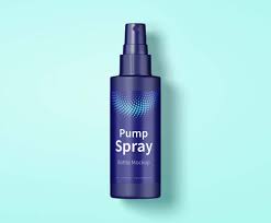 Free Pump Spray Bottle Mockup Psd