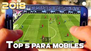 Top 5 Los Mejores Juegos De Futbol Para Android 2018 Youtube