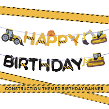 See more party ideas at catchmyparty.com. Construction Birthday Party Supplies Banner By Aliza The Perfect Decoration For Your Party Baby Boy Toddler Kids Birthday Truck Decorations Huge 8 Feet Long Under Construction Decor Banners Toys Games Svanimal Com