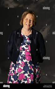 Edinburgh, Scotland, UK, 26 Aug 2019. Pictured at the Edinburgh Book  Festival, Ursula Buchan, granddaughter of The 39 Steps author John Buchan.  Cr Stock Photo