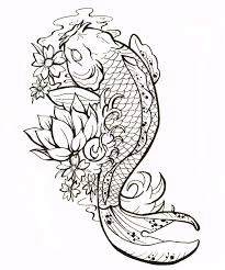 Carp Jpg 1320 1585 Tatuagem Sem Contorno Carpa Koi Tatuagem Carpa