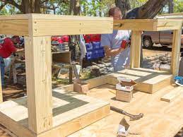 I had already finished building a deck in my backyard, but i decided to add one more level for the installation of an outdoor kitchen and bbq island. How To Build A Grilling Island How Tos Diy