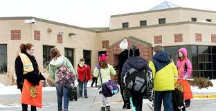 school safety patrol stand their post in all weather bettendorf news qctimes com