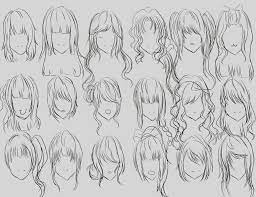 Female Hair Reference By Lumaeya On Deviantart Hair Reference Drawings Hair Sketch