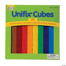 While not as versatile as multilinks (as unifix cubes snap together only on top and bottom), they are easier for small children to link together and take apart. Unifix Cubes Set Of 100 Oriental Trading