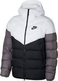 Black And Grey Nike Jacket Nike Men S Sportswear Windrunner Down Jacket In 2020 Mens Sportswear Nike Coats Smart Casual Menswear