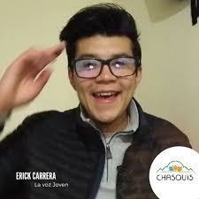 Gracias a Erick Carrera Molina de La Voz Joven por su saludo en nuestro 4to  Aniversario. , #TequieroverbonitaLatacunga💛💙,  #SomosProtagonistas🙋‍♂️🙋‍♀️, #4toAniversario