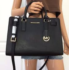 Michael Kors Black And Brown Purse Nwt Michael Kors Shoulder Satchel Saffiano Leather Bag Purse Handbag Black Gold Michael Handbags Michael Kors Michael Kors Satchel Michael Kors Handbags Black