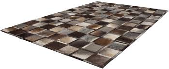 Die rückseite ist gepolstert und rutschfest. Lederteppich Lavish 410 Kayoom Rechteckig Hohe 8 Mm Patchwork Echtes Leder Fell Wohnzimmer Online Kaufen Otto
