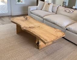This coffee table has an industrial style, which will give your home an edgy utilitarian vibe. Live Edge Coffee Table Project Woodworking