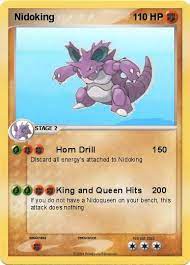 The user stabs the target with a horn that rotates like a drill. Pokemon Nidoking 13