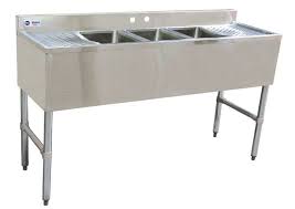 under bar sink 3 compartment (10x14x10