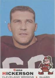 1969 Topps Football #209 Gene Nickerson Browns NM