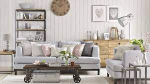 Piped seams add a touch of sophistication. Soft Neutral Living Room With Reclaimed Wood Furniture The Room Edit Pastel Living Room Interior Design Living Room Feminine Living Room
