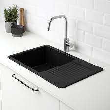 Maybe you would like to learn more about one of these? Kilsviken Inset Sink 1 Bowl With Drainboard Black Quartz Composite Ikea Ireland