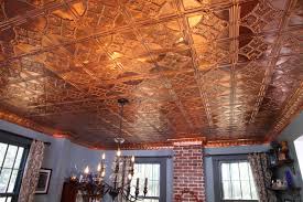 How To Install A Copper Stamped Metal Ceiling Metal Ceiling Ceiling Decorative Ceiling Tile