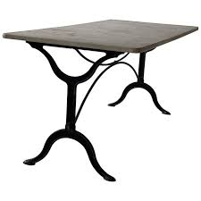 French Wrought Iron Garden Table With Marble Top In 2020 Wrought Iron Dining Table Garden Table Metal Garden Benches