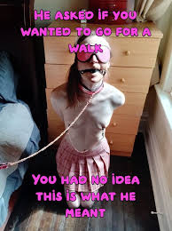 Over 0 sissy caption posts sorted by time, relevancy, and popularity. He Wanted To Go For A Walk You Didn T Know You Were The Pet U Delicatewhite