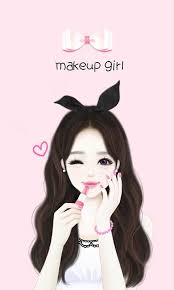 Gambar wallpaper kartun gif kumpulan gambar kartun muslimah yang. Make Up Enakie Gambar Peri Cantik Gadis Animasi