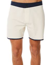 Hurley Rabbit Stubbie Mens Boardshort Light Cream Surfstitch