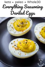 Everything Seasoning Deviled Eggs Keto Paleo Whole30 Recipe Real Food Recipes Food Processor Recipes Recipes