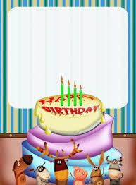 Anniversaire on pinterest happy birthday, invitations. Carte Happy Birthday Des Animaux Envoyer Une Carte Anniversaire Personnalisee Des 0 99 Merci Facteur