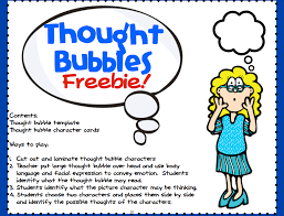 Slprunner Thought Bubbles Freebies Social Thinking Activities Preschool Social Skills Social Skills Groups