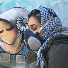 Shamsia hassani, first 3d art in afghanistan, 2014, afghanistan. Shamsia Hassani