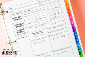 Geometry examples and notes layout by gina wilson lesson by ms. 4 Geometry Curriculum All Things Algebra