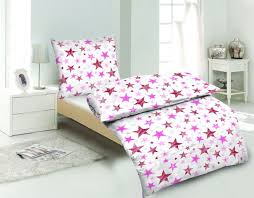 Aminata Kids Bettwasche 135x200 Cm Sterne Rosa Weiss Baumwolle Amazon De Kuche Bettwasche 135x200 Bettwasche Kinder Bettwasche