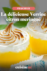 Verrine Citron Meringue Recette Verrine Citron Verrine Citron Meringue Meringue