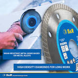 S&R Diamond Cutting Disc 125 x 1.6 (5.5) x 22.2 Saw Blade for ...