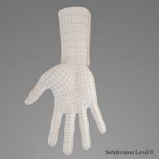 3d Model Male Human Hand Rigged Human Hand Human Male Model