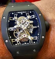Manual winding tourbillon movement with hours and minutes. Repost Richard Mille Rafael Nadal Rm 027 Brand New Master Piece Richardmille Rafaelnadal Rm Tourbillon Beauti Richard Mille Watch Anish Tourbillon