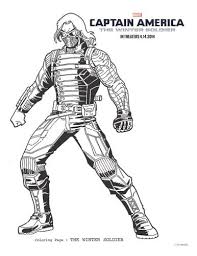 The Winter Soldier Captain America Coloring Page Avengers Coloring Pages Avengers Coloring Captain America Coloring Pages