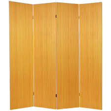 Oriental Furniture 6 Tall Frameless Bamboo Room Divider 4 Panels Honey Bamboo Room Divider Room Divider Fabric Room Dividers