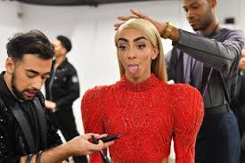 Hassani says he's been singing since he was five, when he would put on mini pop concerts for his family. Bilal Hassani Grimace