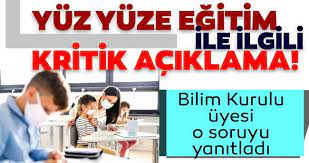 Milli eğitim bakanı ziya selçuk, katıldığı bir televizyon programında okullar ile ilgili soruları yanıtladı. Bilim Kurulu Uyesinden Son Dakika Yuz Yuze Egitim Aciklamasi Okullar Ne Zaman Acilacak Son Dakika Haberler