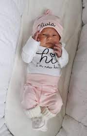 Baby Girl Coming Home Outfit Girls Go Home Outfit Newborn Etsy Fotos De Bebe Menina Pijama De Bebe Roupa De Bebe Menina