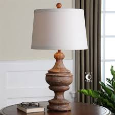 Wooden Base Table Lamp Table Lamp Wood Rustic Table Lamps Table Lamp