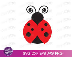 Download Ladybug Svg File For Cricut Or Silhouette Cute Cartoon Etsy In 2021 Svg Files For Cricut Prints Ladybug
