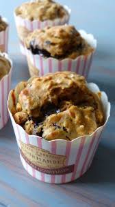 Skinny Muffins Au Beurre De Cacahuete Flocons D Avoine Et Gros Eclats De Chocolat Noir Beurre De Cacahuete Recette Dessert Muffins Moelleux