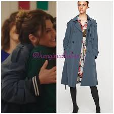 Gokce Bahadir In Ufaktefekcinayetler Dizisinde Giydigi Trenckot Zara Fiyati 349 95 Dizikiyafetleri Dizisponsorlari Gokcebahadi Trenckot Zara Instagram